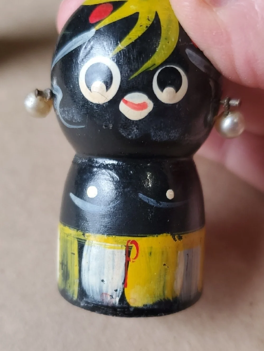 Rare 1950's Disneyland Tiki Adventurland Cruise Salt & Pepper Shaker
